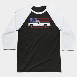 Flag LWB White Baseball T-Shirt